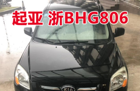 浙BHG806起亚牌小型普通客车