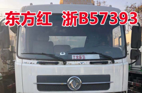 车牌为浙B57393东方红牌LT5161ZLJ车辆