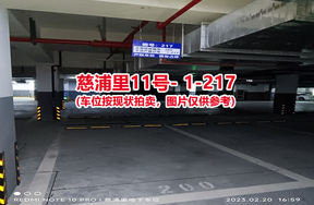 序号：217、慈浦里11号-1-217（交警验收编号200）