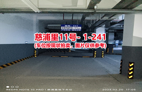 序号：241、慈浦里11号-1-241（交警验收编号223）