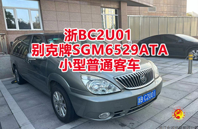序号02：浙BC2U01小型普通客车