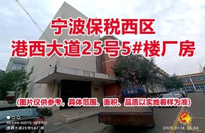 序号04：宁波保税西区港西大道25号5#楼厂房