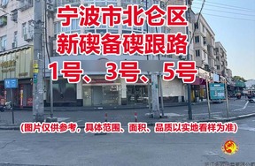 序号1：宁波市北仑区新碶备碶跟路1号、3号、5号