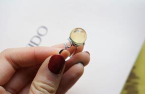 【蔓】小灯泡琥珀设计款戒指