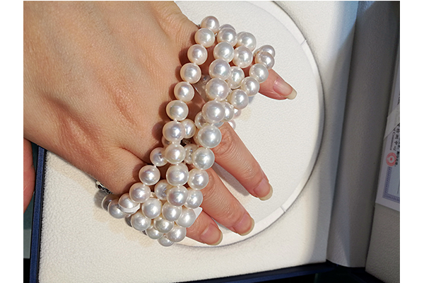 传统珍珠项链8～9mm 