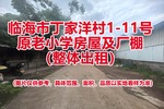 临海市大洋街道丁家洋村1-11号原老小学房屋及厂棚（整体出租）