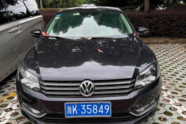 序号01：浙K35849大众帕萨特2.4小型轿车