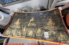 序号7，评估编号18090，唐卡，
尺寸（cm）：146×82