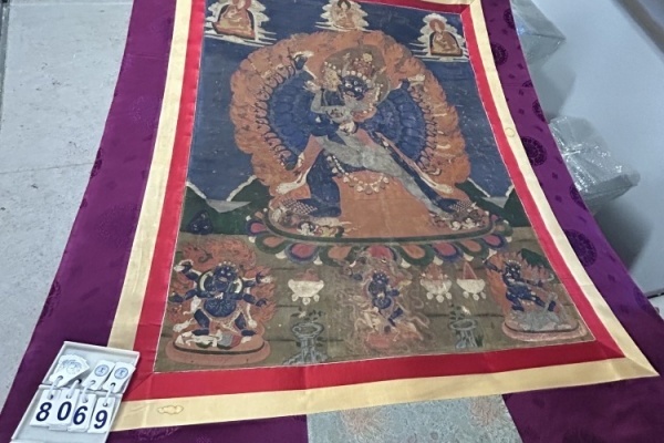 序号8，评估编号18069，唐卡，
尺寸（cm）：67×87