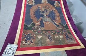 序号8，评估编号18069，唐卡，
尺寸（cm）：67×87