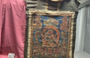 序号10，评估编号16018，唐卡，
尺寸（cm）：66.5×48.5