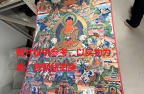 序号12，评估编号18077，唐卡，
尺寸（cm）：88×118
