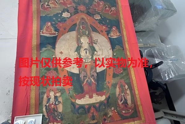 序号13，评估编号18070，唐卡，
尺寸（cm）：43.5×69