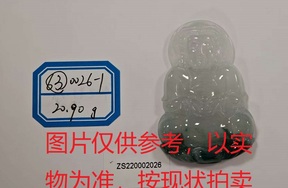 序号63，评估编号：QT220390026-1，翡翠挂件