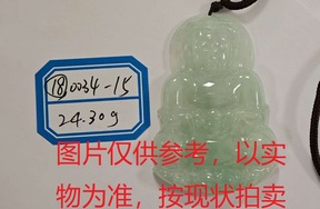 序号18，评估编号：QT220390034-15，翡翠挂件