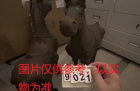 序号34，一对铜马，评估价10000元