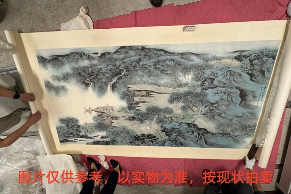 序号10，编号15436，
作者：车鹏飞
作品：山水