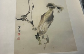 序号54，编号15186，
作者：赵少昂
作品：玉米图