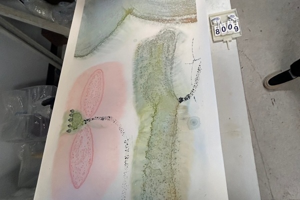 序号75，编号18009，
作者：陈家泠
作品：花鸟图