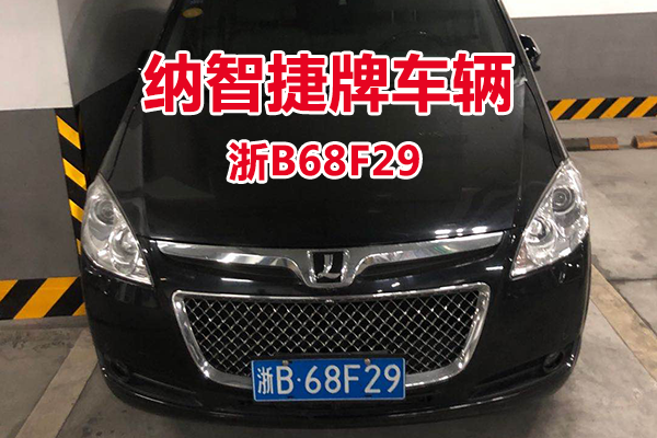 浙B68F29纳智捷牌轿车