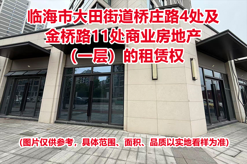 临海市大田街道桥庄路4处及金桥路11处商业房地产（一层）的租赁权