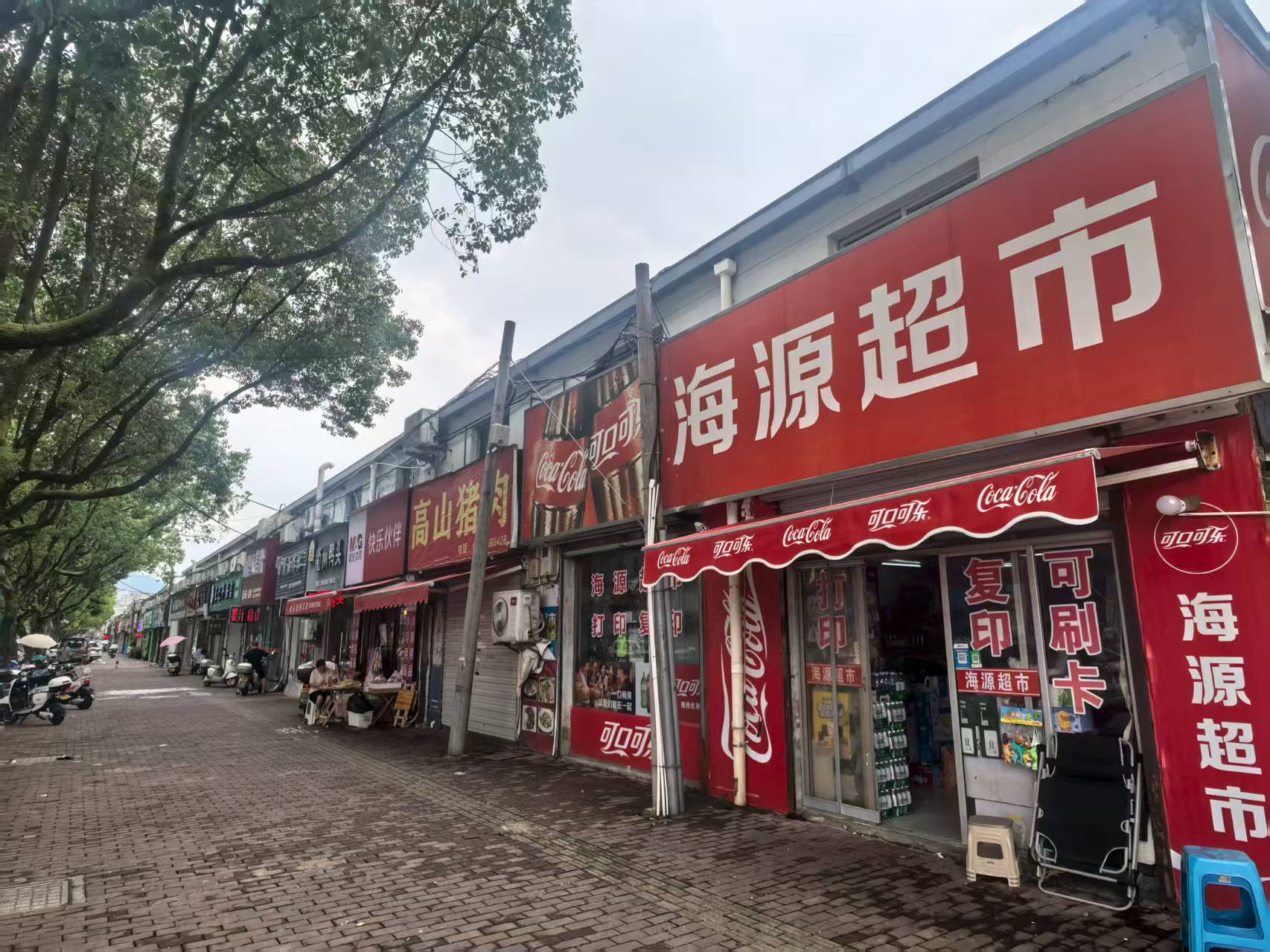 临海市大洋街道绿化村绿化路西边沿街44间一层房屋租赁权(整体出租)