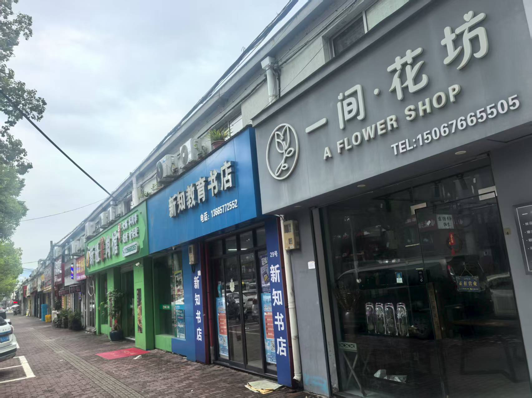 临海市大洋街道绿化村绿化路西边沿街44间一层房屋租赁权(整体出租)