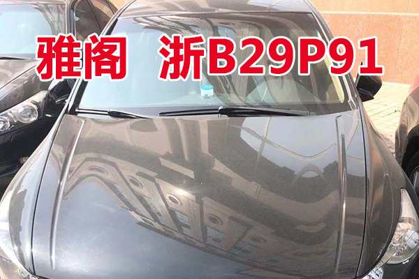 浙B29P91雅阁牌HG7241AB车辆