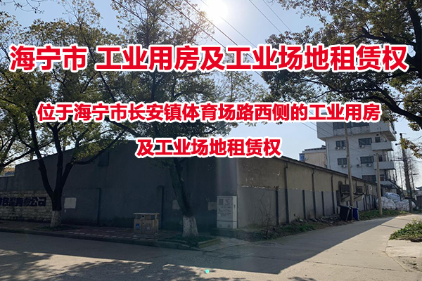 位于海宁市长安镇体育场路西侧的工业用房及工业场地租赁权