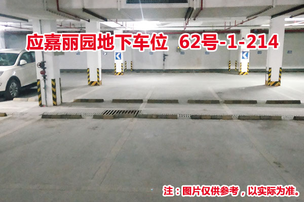 序号268：应嘉丽园地下车位62号-1-214