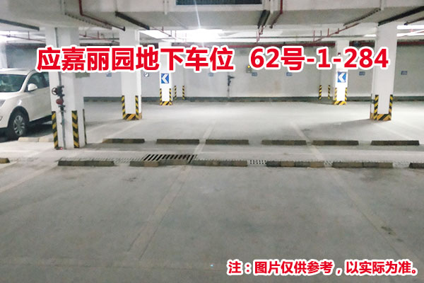 序号289：应嘉丽园地下车位62号-1-284