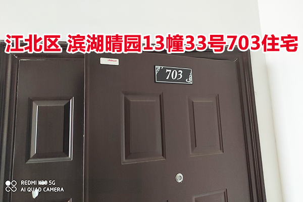 标的6：位于滨湖晴园13幢33号703的住宅