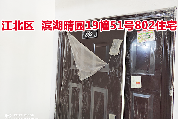 标的2：位于滨湖晴园19幢51号802的住宅