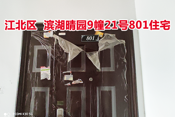 标的12：位于滨湖晴园9幢21号801的住宅