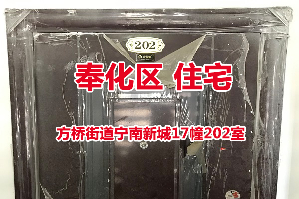 序号01：方桥街道宁南新城17幢202室