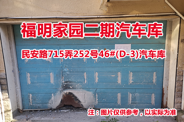 序号10：民安路715弄252号46#(D-3)汽车库