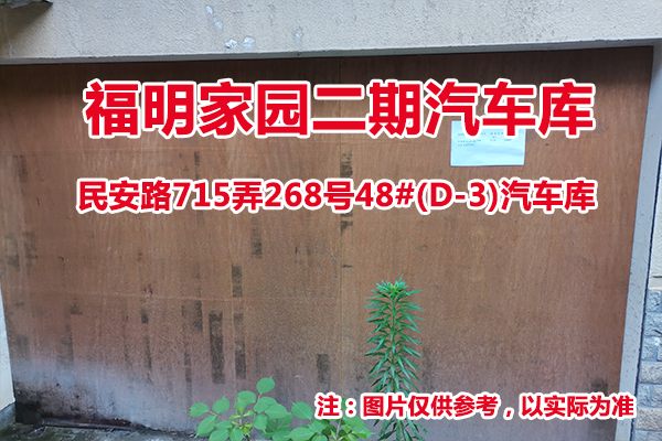 序号19：民安路715弄268号48#(D-3)汽车库