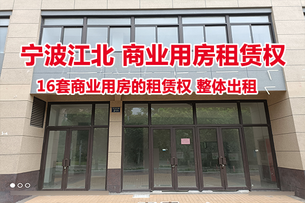 宁波市江北区李渡湾小区16间商业用房的租赁权（整体出租）