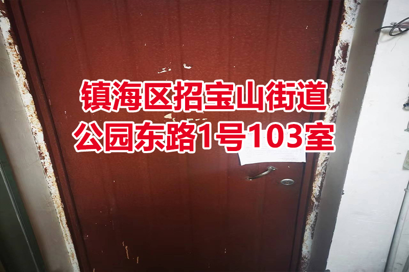 序号19：镇海区招宝山街道公园东路1号103室