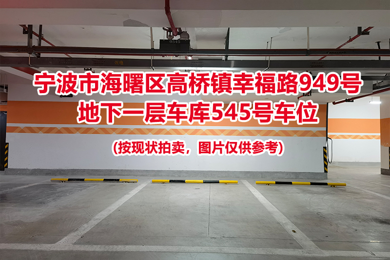 序号233：宁波市海曙区高桥镇幸福路949号
地下一层车库545号车位