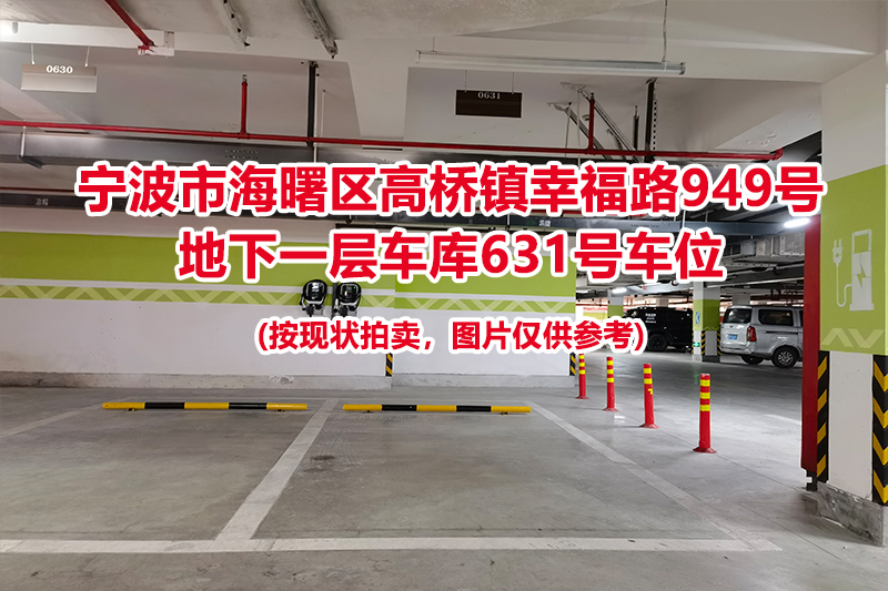 序号226：宁波市海曙区高桥镇幸福路949号
地下一层车库631号车位                              