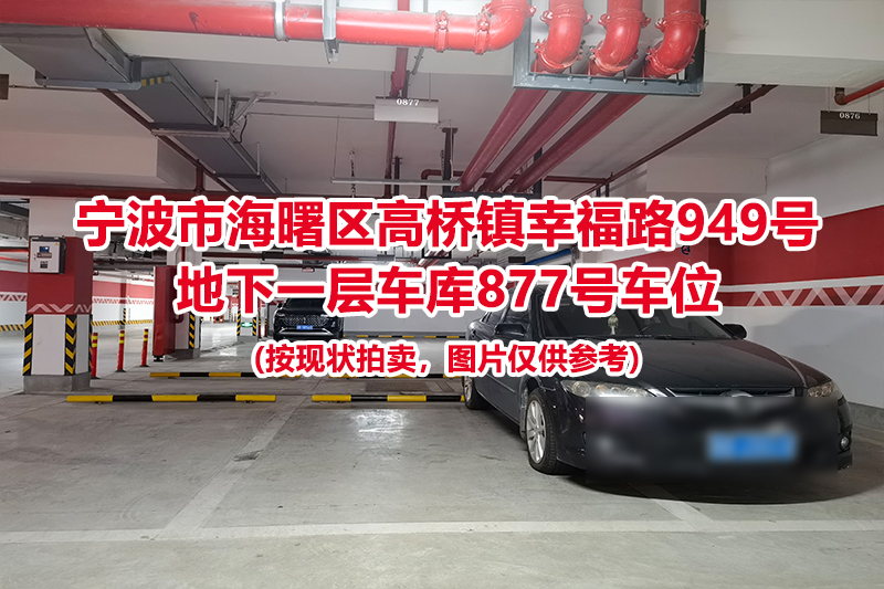 序号412：宁波市海曙区高桥镇幸福路949号
地下一层车库877号车位