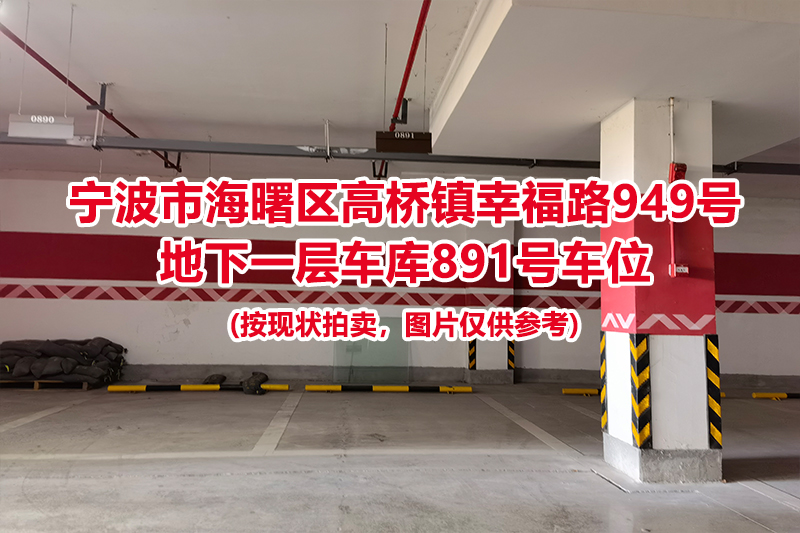 序号376：宁波市海曙区高桥镇幸福路949号
地下一层车库891号车位