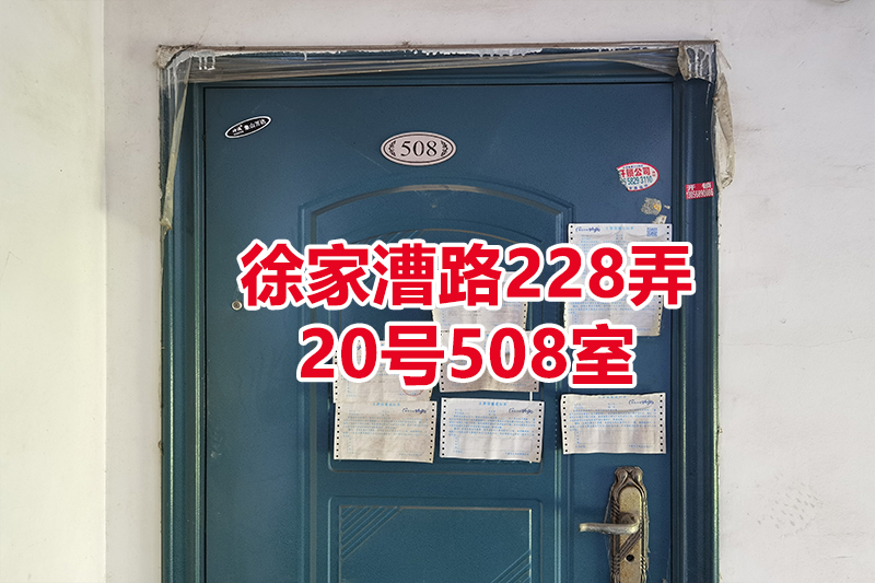 序号11：徐家漕路228弄
20号508室