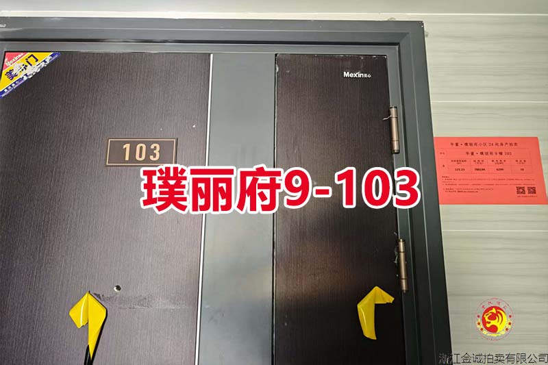 序号09：慈溪华董·璞丽府9-103（洋房）