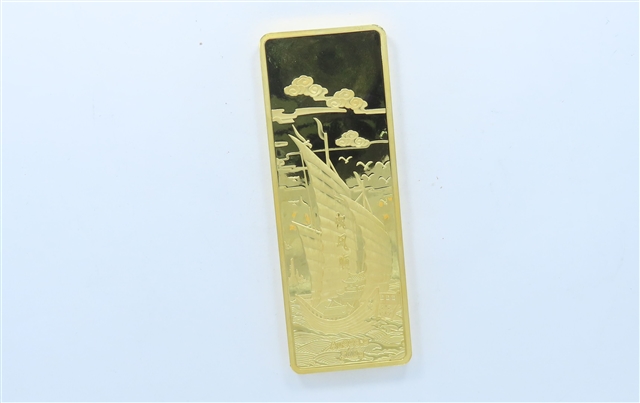 序号34：足金金条999.9‰，499.97g