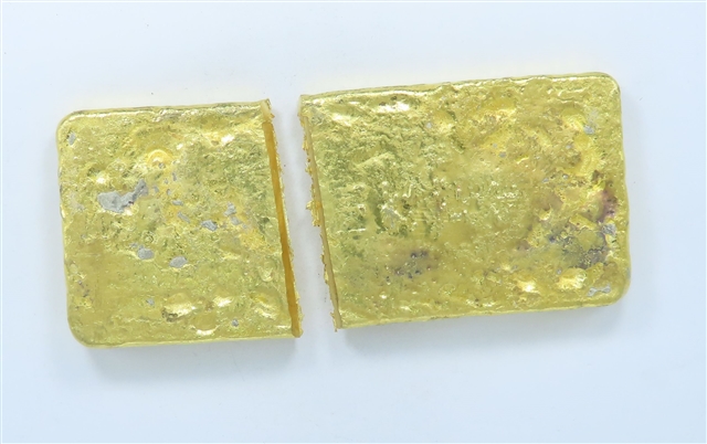 序号37：黄金金块979.8‰，1003.81g
