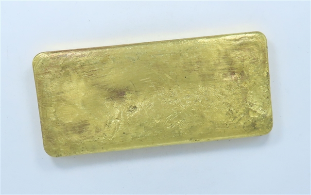 序号39：黄金金块980.3‰，1009.55g