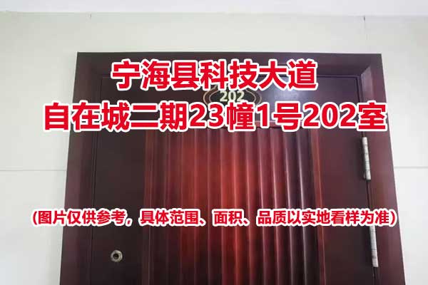 序号01：宁海县科技大道自在城二期23幢1号202室