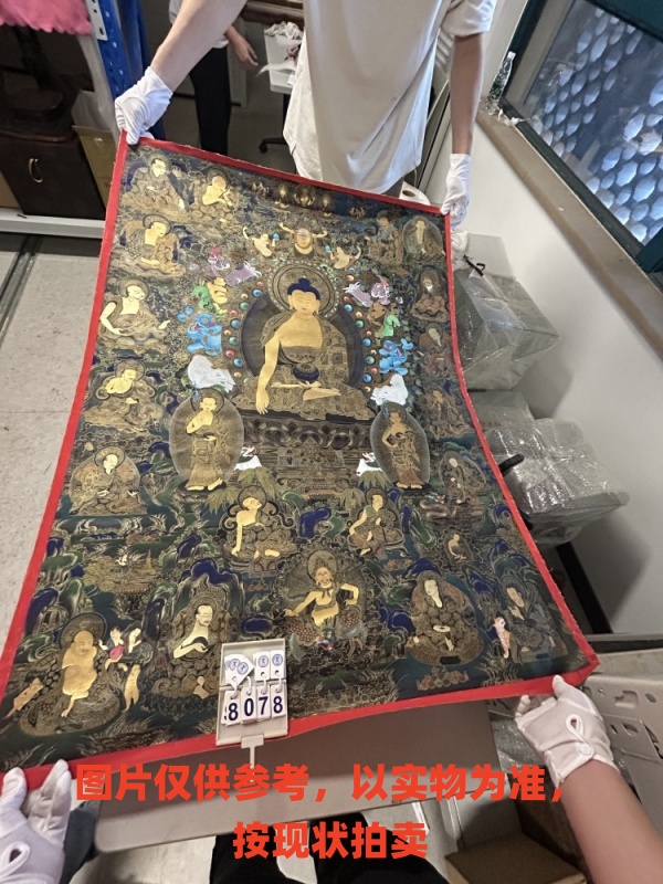 序号2,评估编号18078,唐卡,
尺寸(cm):80×112